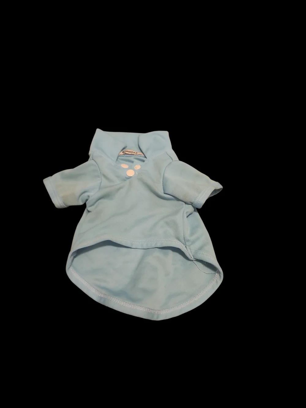 Light Blue Pet Tee with Hood